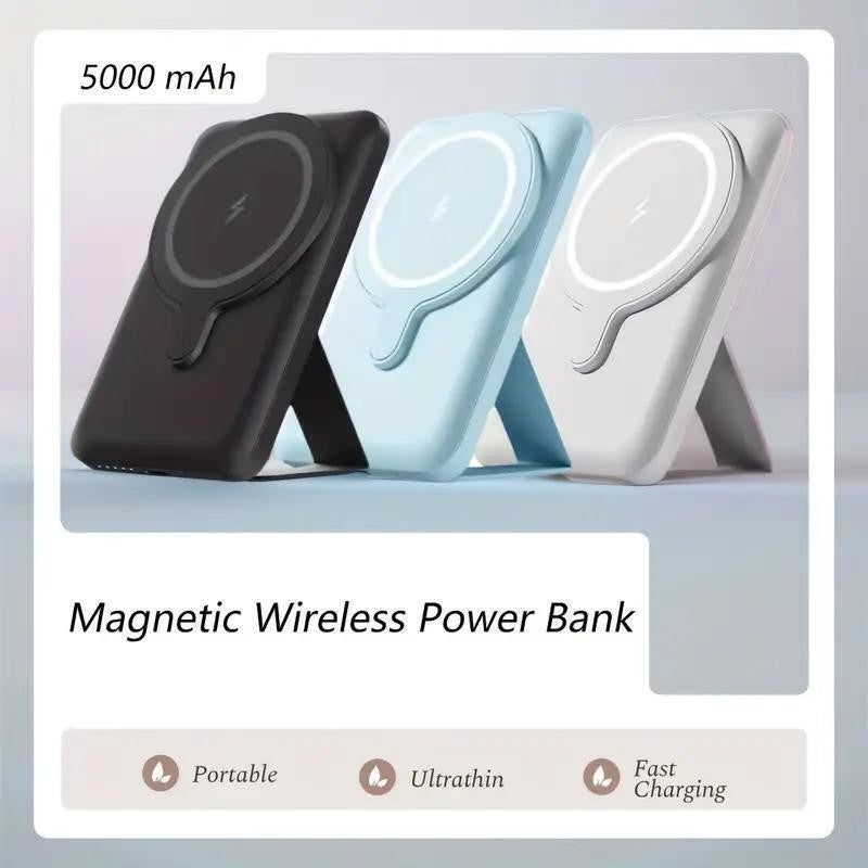 MagSafe Mini 5000mAh Wireless Magnetic Power Bank - Portable Charger for US Users