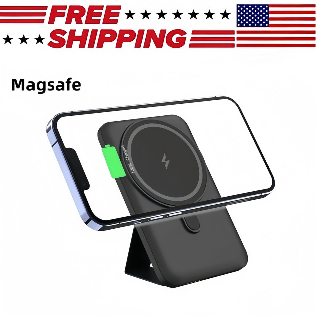 MagSafe Mini 5000mAh Wireless Magnetic Power Bank - Portable Charger for US Users
